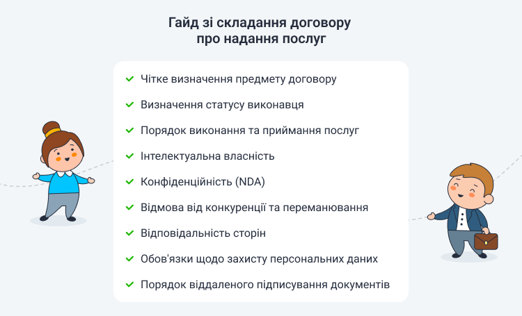 Гайд зі складання договору з ФОП про надання послуг