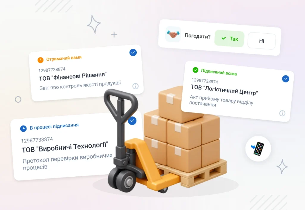 Електронні документи у виробничих і складських процесах